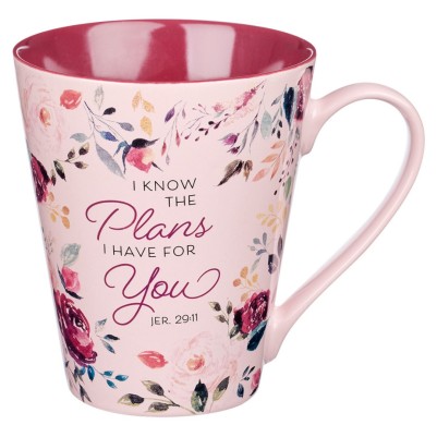 Mug Plans I Have For You Pink Floral