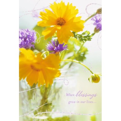 GC: Easter When Blessings Grow Yellow Flower (3)