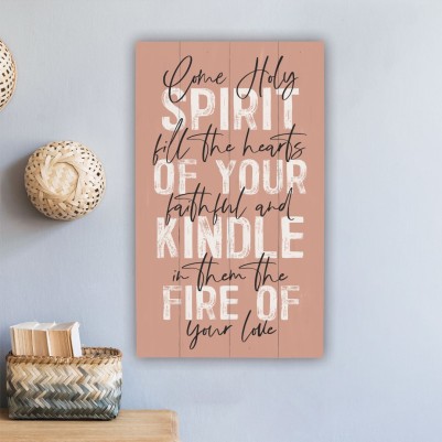 Pallet Décor Come Holy Spirit