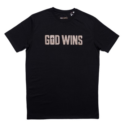 Tshirt God Wins Black XL