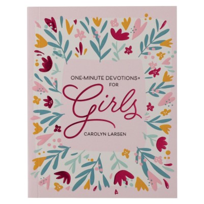 One Minute Devotions For Girls Pink Floral
