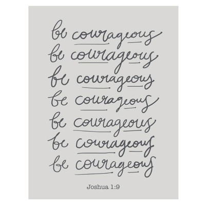 Magnet Be Courageous Gray