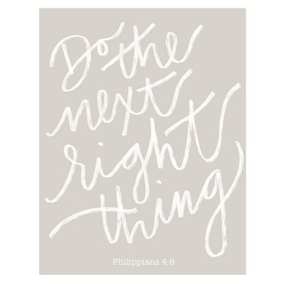 Magnet Next Right Thing Gray