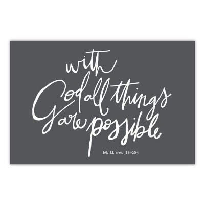 Post Sm: All Things Possible Gray