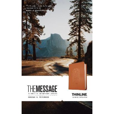Message Thinline Bible Sunrise British Tan I/L