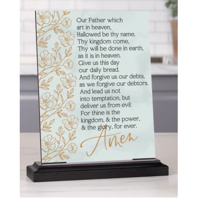 Ornate Décor Lord's Prayer Tabletop (OP)