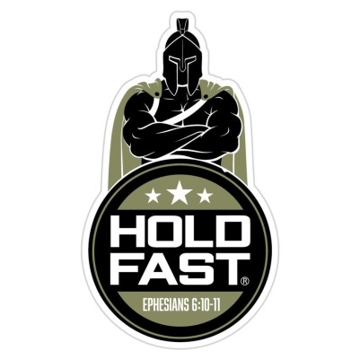 Vinyl Sticker Hold Fast Soldier