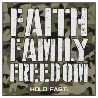 Vinyl Sticker Faith Family Freedom