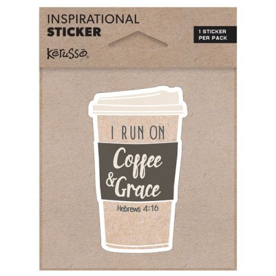 Vinyl Sticker Coffee & Grace