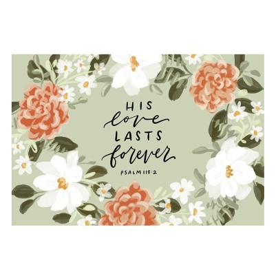 Post Sm: His Love Lasts Forever Floral