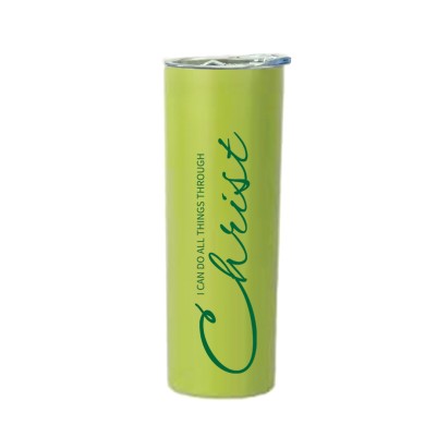 Tall Tumbler I Can Do All Things Green SS