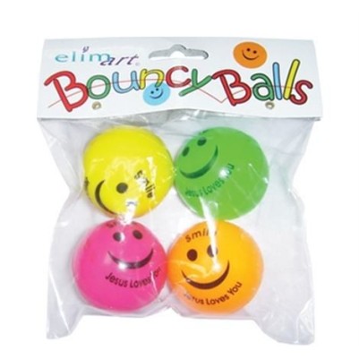 Novelty Bouncy Ball 4 pack