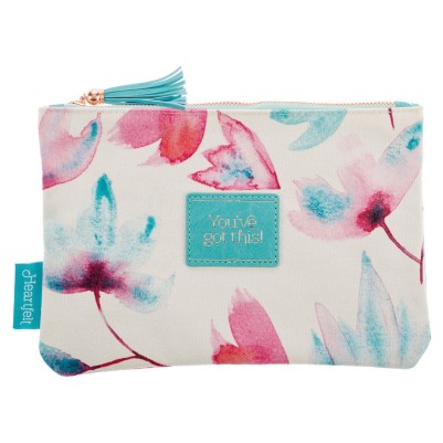 Zipper Pouch You've Got This Pink Petals