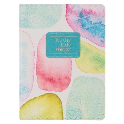 Journal It's The Little Things Faux Leather