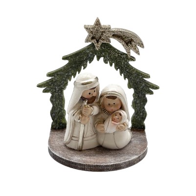Nativity Scene Holy Family Child 7.5cm Resin