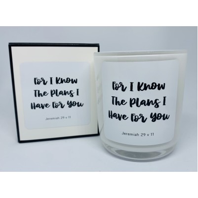 Candle Jeremiah 29:11 Plans Ylang Vanille