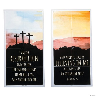 Resurrection Banner Vinyl 2 Set