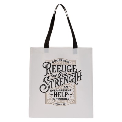 Tote Bag God Is Our Refuge & Strength Polyproylene