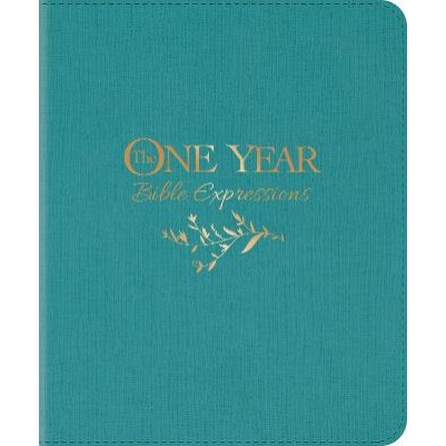 NLT One Year Bible Expressions Tidewater Teal I/L