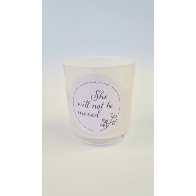 Candle She Will Not Be Moved Champagne/Strawberry