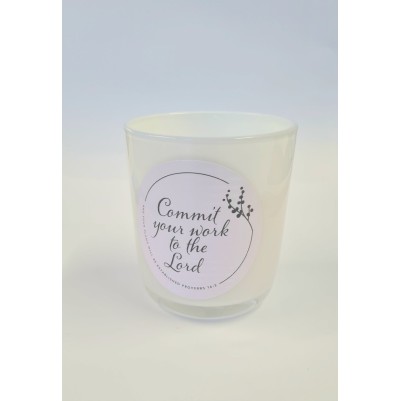 Candle Commit Your Work Strawberry/Champagne