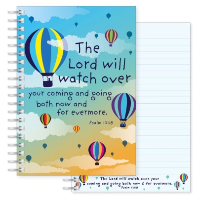 Notebook Lord Will Watch Over A5 Wirebound