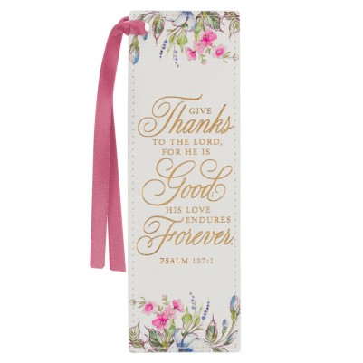 Pagemarker Give Thanks White Lace Faux Leather
