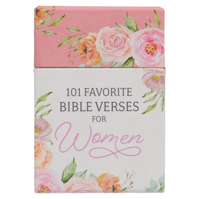 101 Favourite Bible Verses For Women Pink Floral Boxof Bless