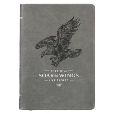 Journal Classic Soar On Wings Grey Zip