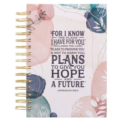 Journal Hope and Future Muted WatercolourWirebound