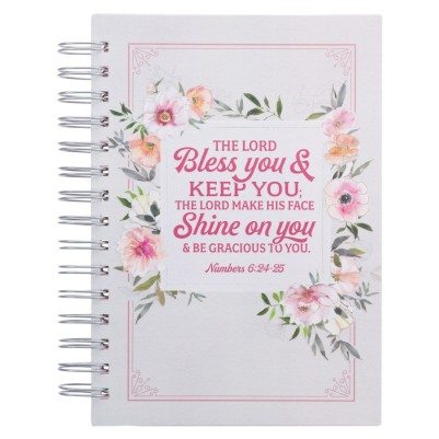 Journal Bless You & Keep You Pink Wirebound