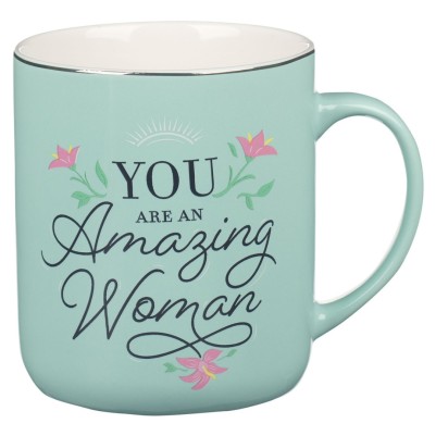 Mug You Are An Amazing Woman Teal