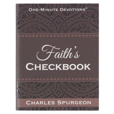 One Minute Devotions Faith's Checkbook Brown