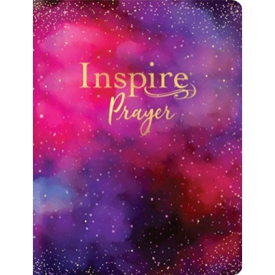 NLT Inspire Prayer Bible Giant Print Filament Purple