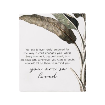 Verse Plaque Exotic You Are So Loved