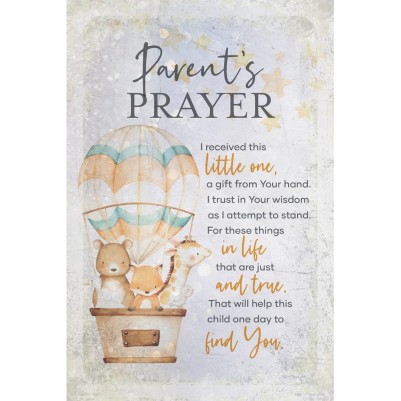 Plaque Parent's Prayer MDF