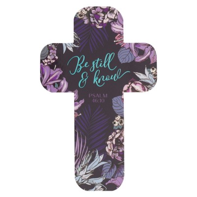 BMK Cross Be Still and Know Tropical Purple Single