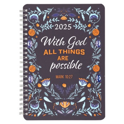 2025 12 Month WireWeekly Planner With God All Things (08/24)