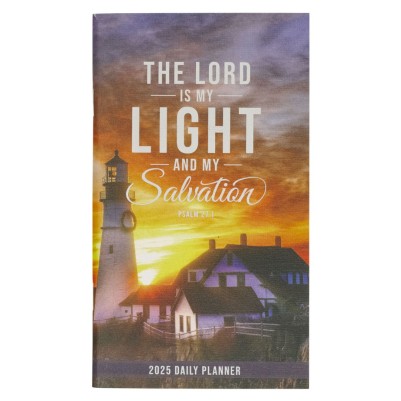 2025 Daily Planner Sm Light & Salvation Ps. 27:1 (08/24)