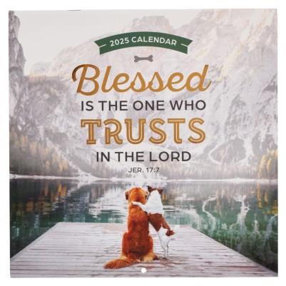 2025 Wall Calendar Lg Trusts in the Lord Jer. 17:7 (08/24)