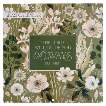 2025 Wall Calendar Lg Lord Guide You Isa. 58:11 (08/24)
