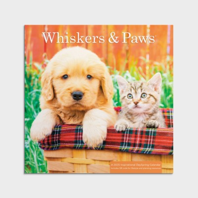 2025 Wall Calendar Whiskers and Paws (07/24)