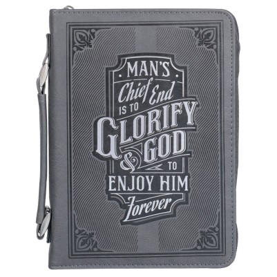 Bible Case Med Mans Chief End Green