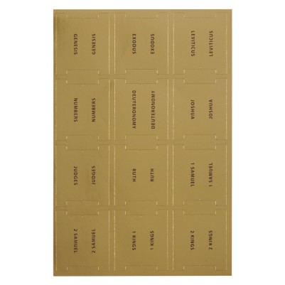 Bible Indexing Tab For Gold Edged Bibles