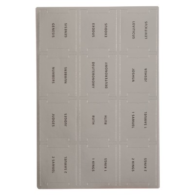 Bible Indexing Tab For Silver Edged Bible