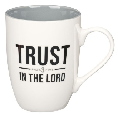 Mug Trust In The Lord White