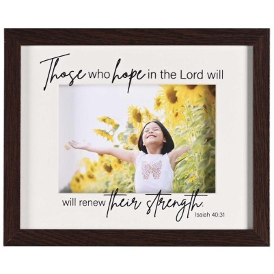 Photo Frame Those Who Hope In The Lord