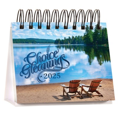 2025 Choice Gleanings Desktop Calendar Spiral (09/24)