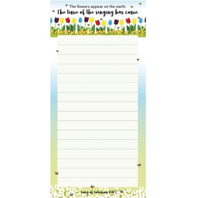 Fridge Notepad Flowers Appear On The Earth (06/24)