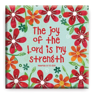 Magnet Joy of The Lord Floral (06/24)